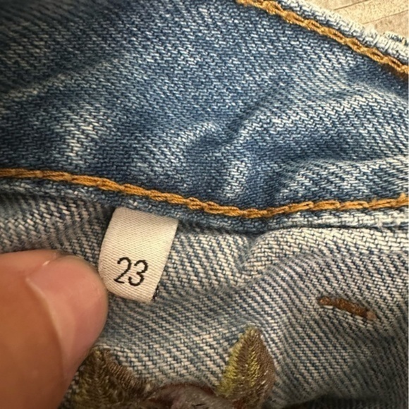 Boyish Embroidered High Rise Billy Fantasia Jeans size 23 - Picture 8 of 11